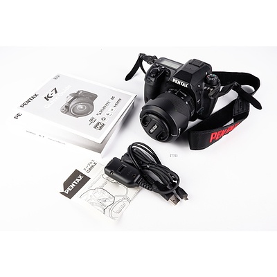 Pentax K 7 Digital Camera with 18-55mm Lens