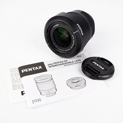 Pentax SMC DA 8-35 F3.5-5.6 Lens