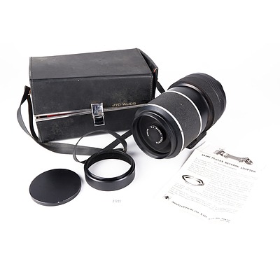 Hanimex 500mm F:8 lens with Asahi Pentax Reverse Adaptor