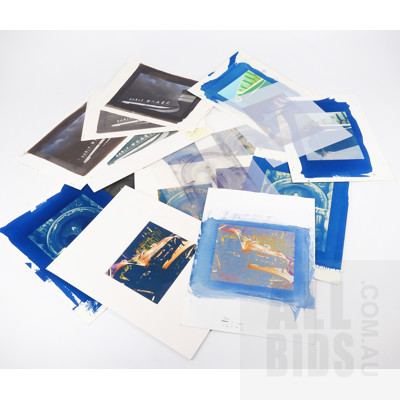 Quantity of Various Cyanotype Pictures