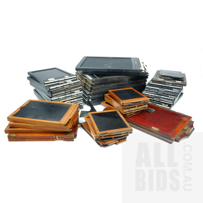 Large Quantity of Film Holders and Glass Plate Holders