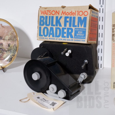 Canon Film Loader 250 and Watson Bulk Film Loader Model 100