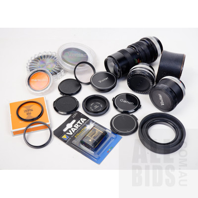 Quantity of Camera Lenses and Polarizers