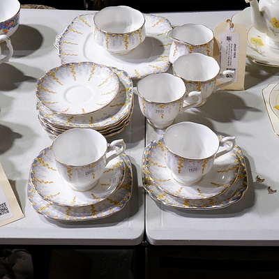 Royal Albert Crown China 'April Showers' Part Tea Set - 18 Pieces