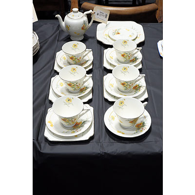 Vintage Royal Doulton Part Tea Set - Reg No 16303 - 20 pieces