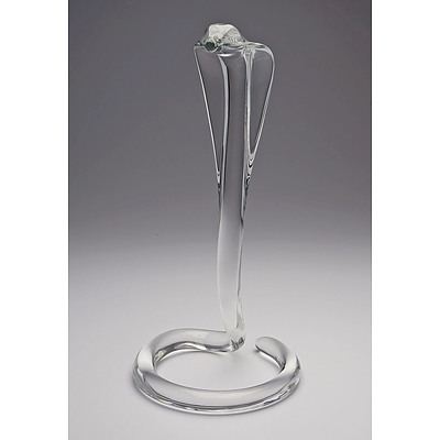 Daum Nancy French Art Deco Style Glass Cobra