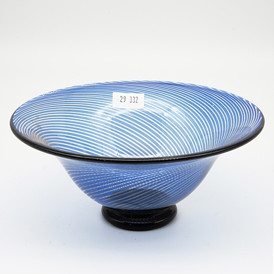 Orrefors Graal Glass Bowl designed by Edward Hald (Swedish 1883-1980)