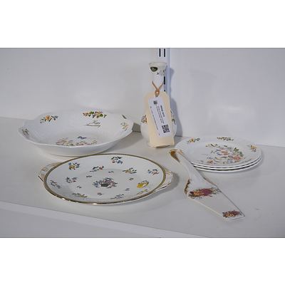 Group of Assorted Vintage Aynsley Porcelain Wares