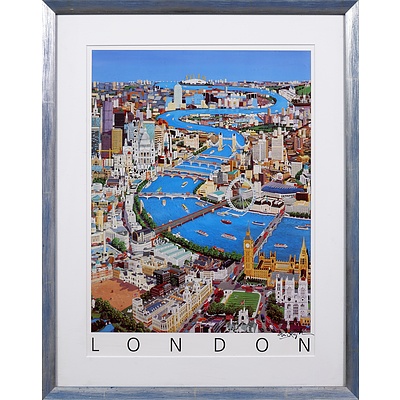 A Framed Reproduction Print of Illustrated London