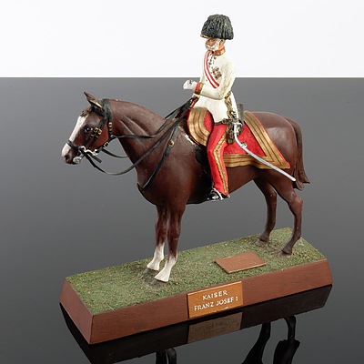 Kaiser Military Officer model on stand by The Sentry Box