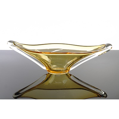 Retro Murano Glass Centerpiece Vase