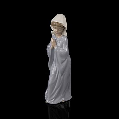 Nao Porcelain Praying Girl Figurine