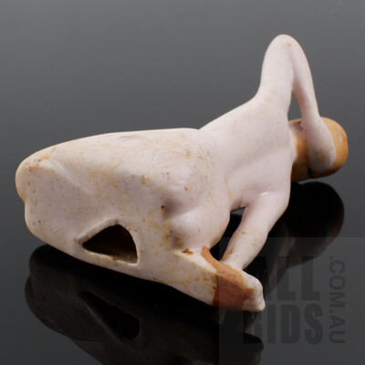 Art Deco German Bisque 'Bathing Beauty' Figurine - Marked to Base