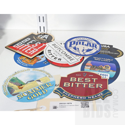Collection of Various Beer Coasters