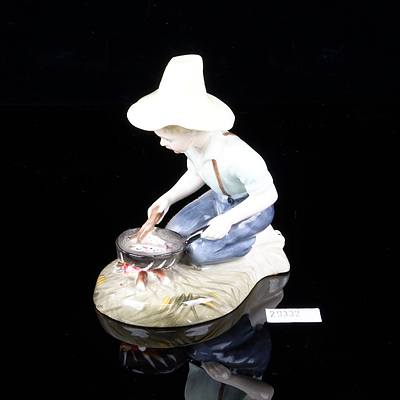 Vintage Royal Doulton River Boy Figurine Number 2128