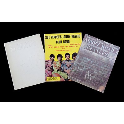 Three Vintage Northern Songs Beatles Sheet Music