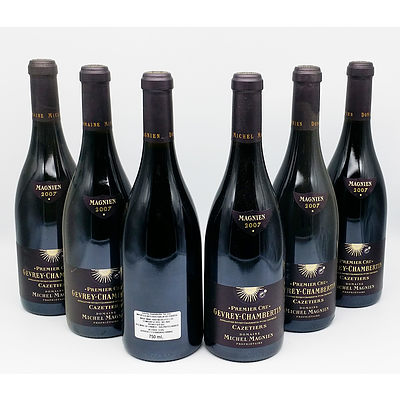 6x Bottles of 750ml 2007 Domaine Michel Magnien Gevrey-Chambertin Premier Cru “Cazetiers” - RRP: $690