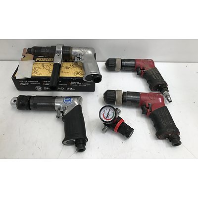 Pneumatic Drills -Lot Of Four