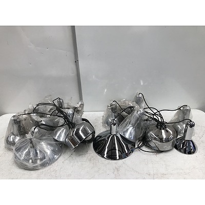 Designer Stainless Steel Light Shades -Lot Of 20