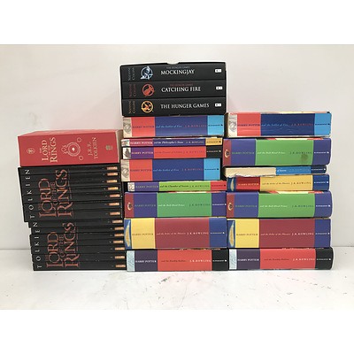 Harry Potter, Lord Of The Rings and The Hunger Games Book Sets