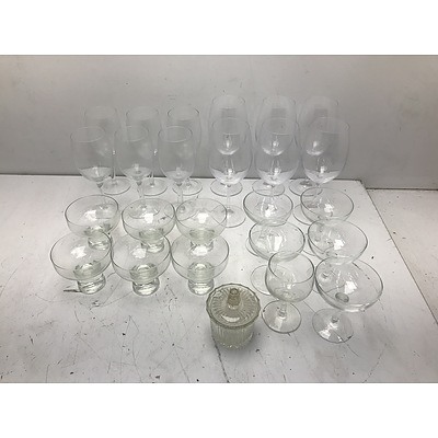 Lot Of Assorted Glasses