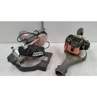 Electric Drop-saw And Petrol Blower
