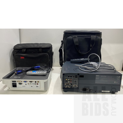Pair Of Projectors with Protective Carry Cases