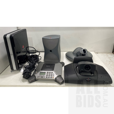 Assortment of Polycom Conference Systems, including two Projection Units