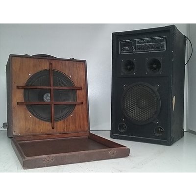 Amplion Vintage Speaker and Highland Party Speaker