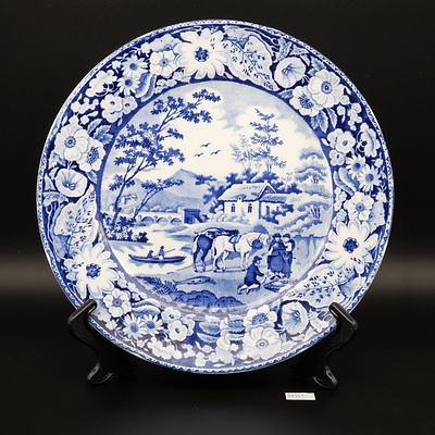 English Cauldon China Native Pattern Plate
