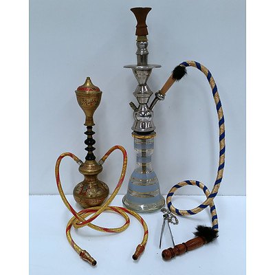 Middle Eastern Shishas - Lot Of Two