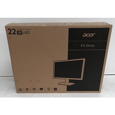 Acer (KA220HQ) 22-Inch Full HD (1080p) Widescreen LED-Backlit LCD Monitor *Brand New