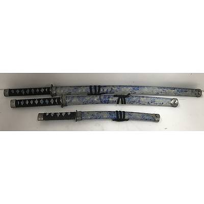 Set Of Replica Japanese Swords