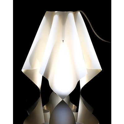 SLAMP Foulard Gold Suspension Lamp - Lot of Ten - RRP $3800.00 - Brand New