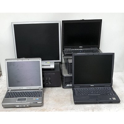 Bulk Lot of Assorted IT Equipment - Monitors, Laptops & Desktop Computers