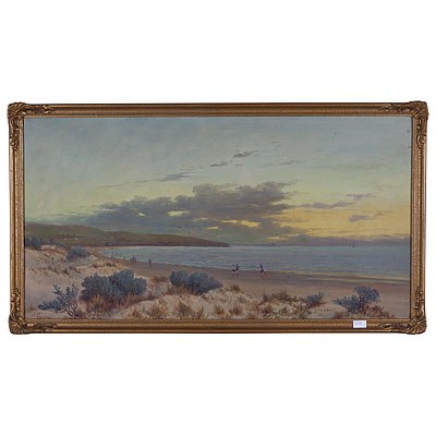 James Ashton (1859-1935) Seascape, Oil on Canvas Board