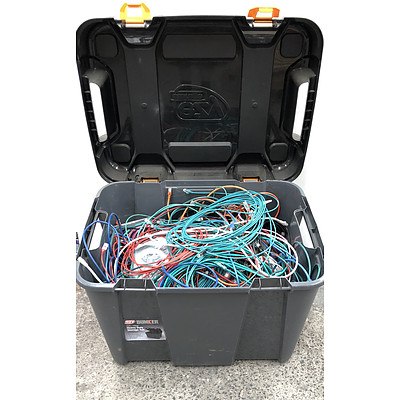 Box of Assorted Networking Cables