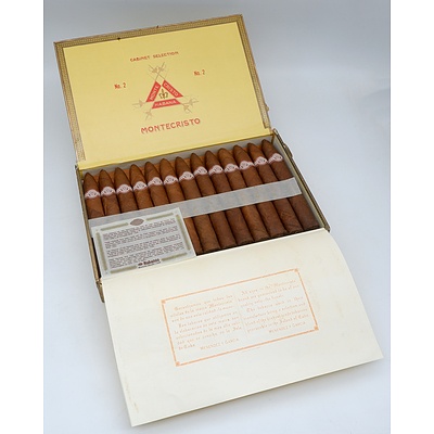 Montecristo Habana Full Box of 26 Hand Rolled 6 inch Cigars (No 2)