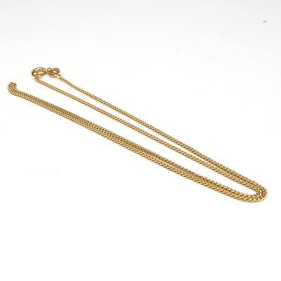 14ct Yellow Gold Curblink Chain, 2.9g