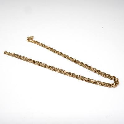 9ct Yellow Gold Triple Link Chain, 3.4g