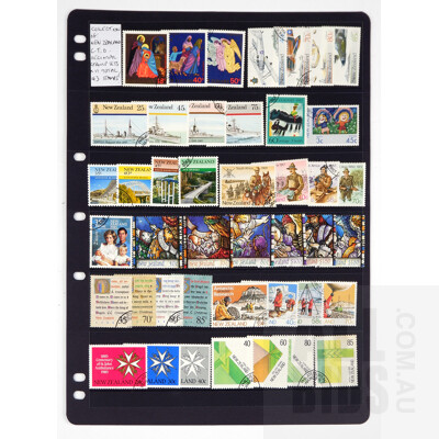 Collection of New Zealand CTO Decimal Stamp Sets