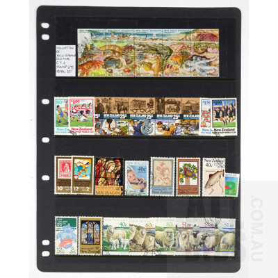 Collection of New Zealand Decimal CTO Stamp Sets
