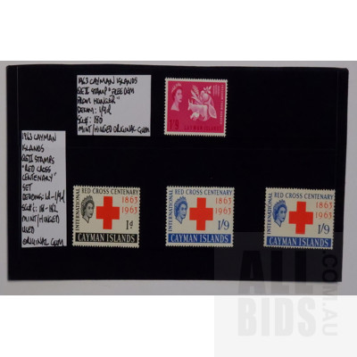 1963 Cayman Islands Queen Elizabeth II Stamp Set