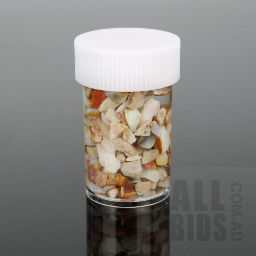 Jar of Australian Uncut Opals