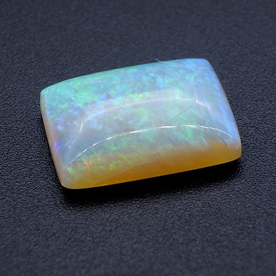 Crystal Opal Cabochon, Good Play of Colour, 7.82ct