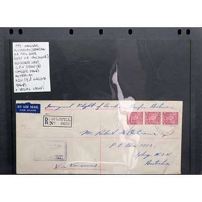 1949 Inaugural Australian / Canadian Air Mail Cover