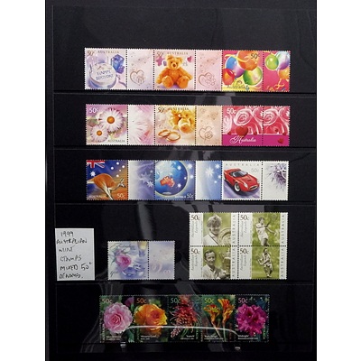 1999 Australian Stamps Mixed 50c