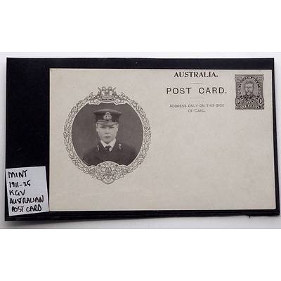 1911-35 King George V Australian Post Card