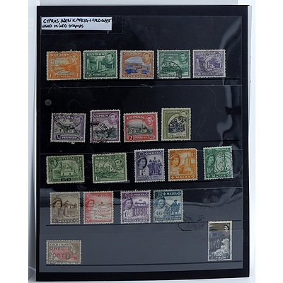 Collection of Cyprus, Aden, Malta & Gold Coast Stamps