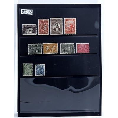 Collection of Abyssinia Mint Stamps